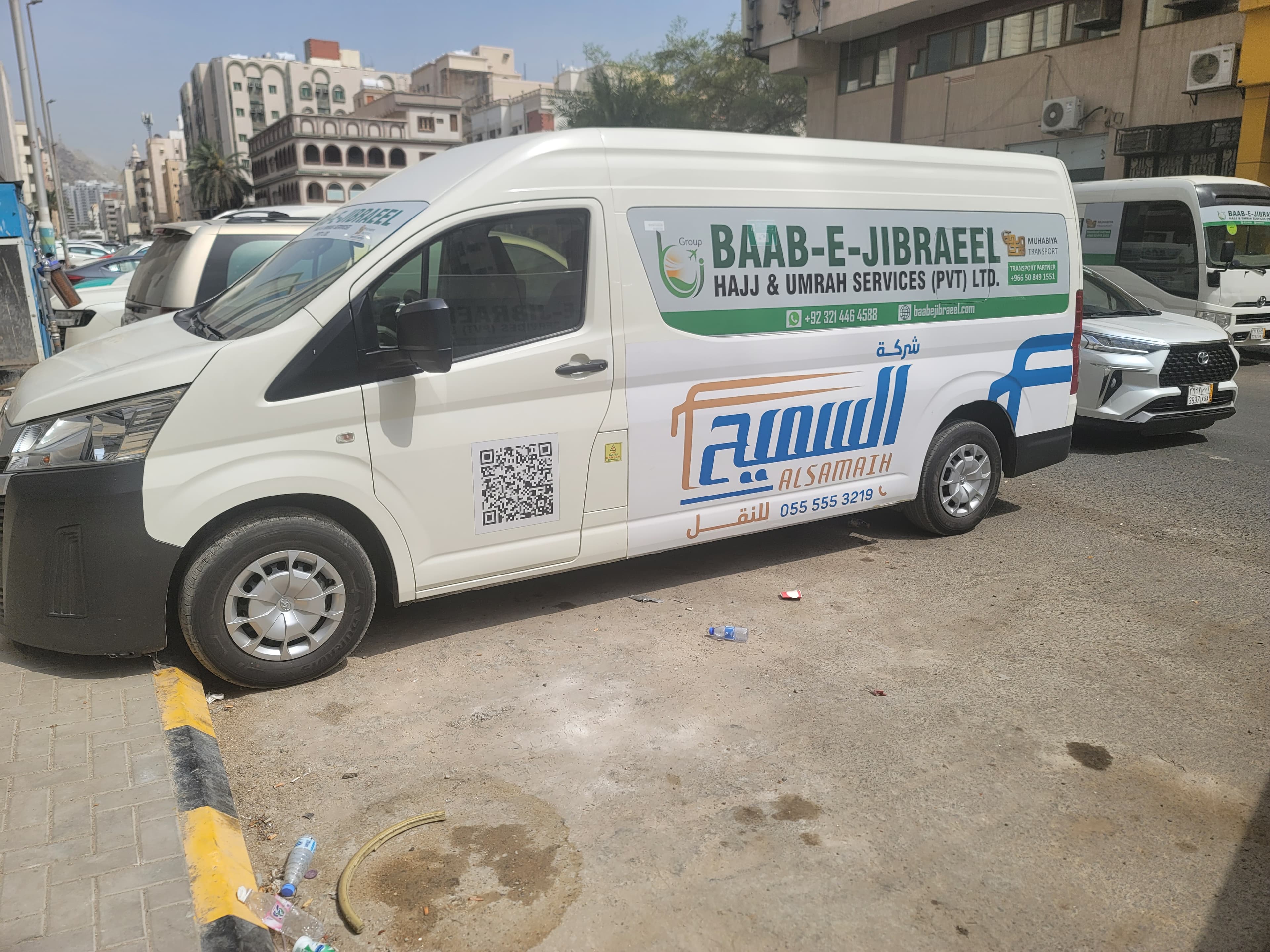 Baab-e-Jibraeel transport fleet vehicle
