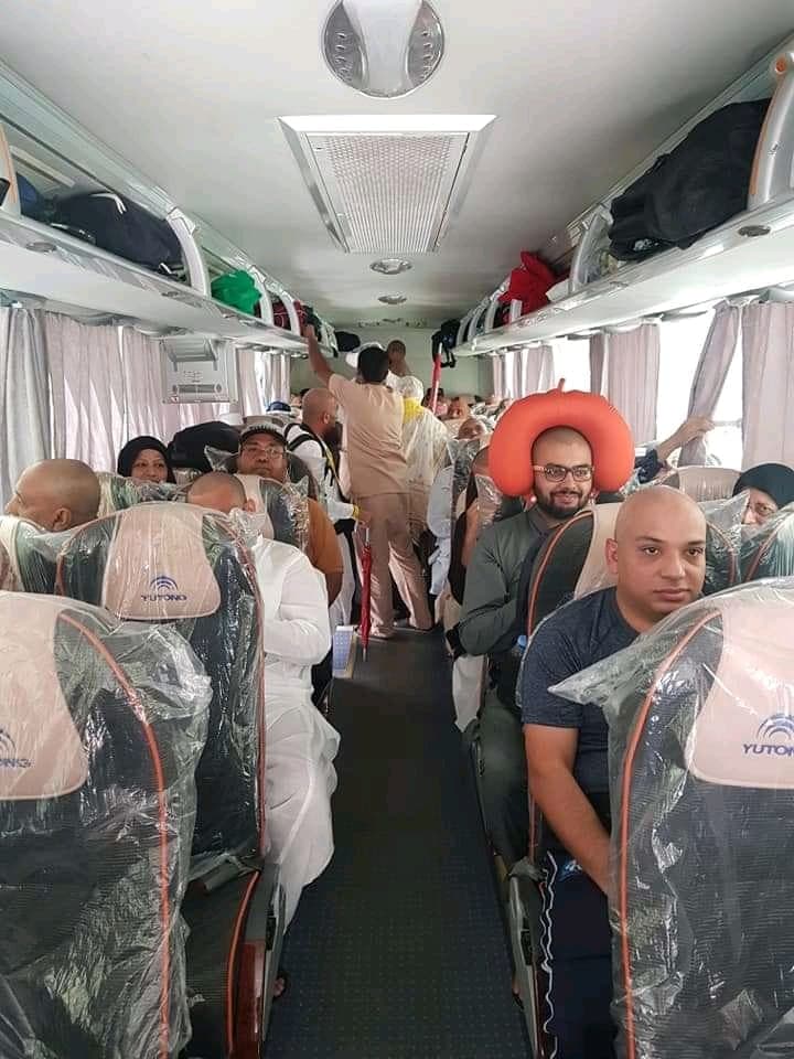 Luxury coach used for ground transport